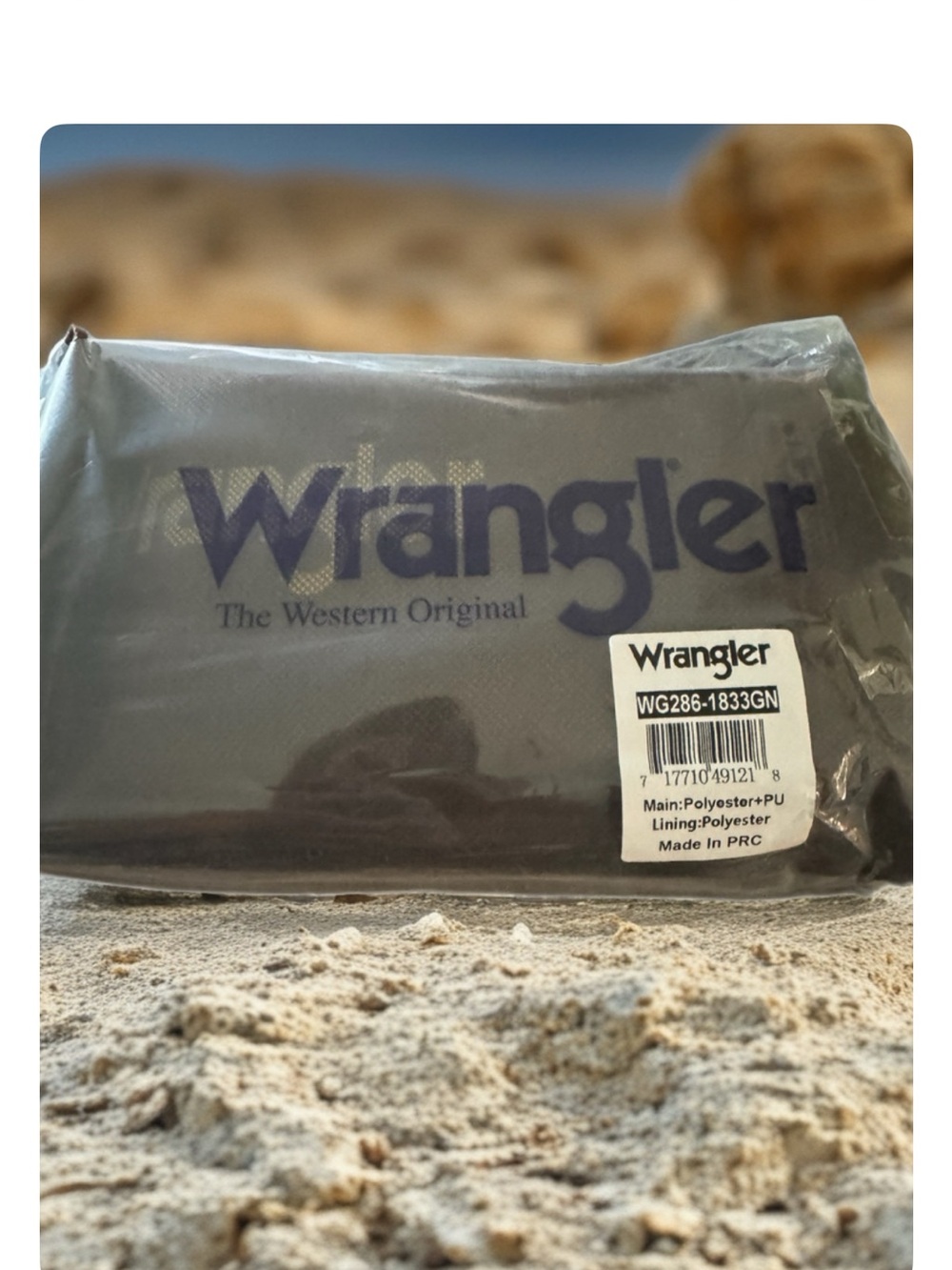Wrangler Camo Wallet - Green & Brown - Picture 3 of 5